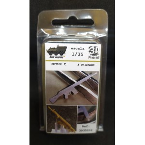 Cetme C, 3 Unidades. 1:35. Marca BMR. Ref: 3D35002.