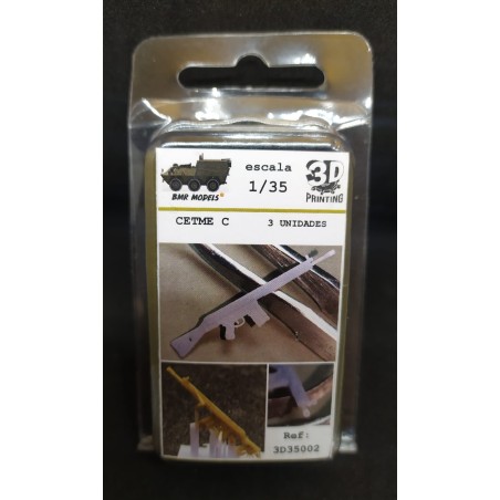 Cetme C, 3 Unidades. 1:35. Marca BMR. Ref: 3D35002.