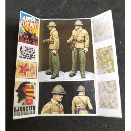 Figura Suboficial Republicano GCE, 36-39. 1:35. Marca BMR MODELS. Ref: F35001.