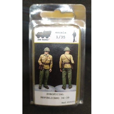 Figura Suboficial Republicano GCE, 36-39. 1:35. Marca BMR MODELS. Ref: F35001.