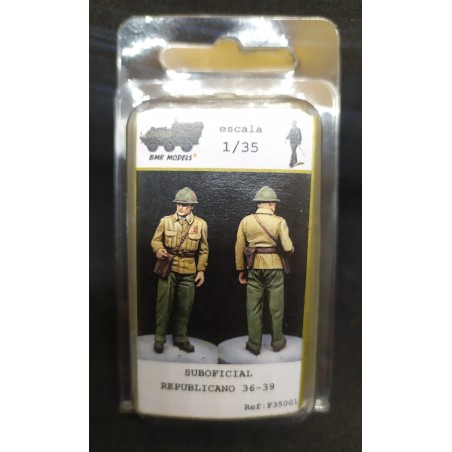 Figura Suboficial Republicano GCE, 36-39. 1:35. Marca BMR MODELS. Ref: F35001.