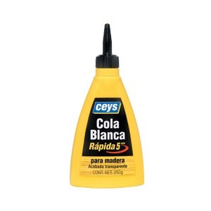 Cola blanca rapida 250 Gr, Marca Ceys, formato bote.