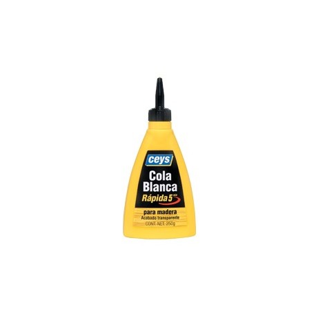 Cola blanca rapida 250 Gr, Marca Ceys, formato bote.