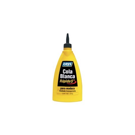 Cola blanca rapida 500 Gr, Marca Ceys, formato bote.