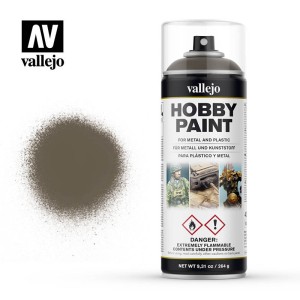 US Verde Oliva. Spray 400 ml. Marca Vallejo. Ref: 28005.