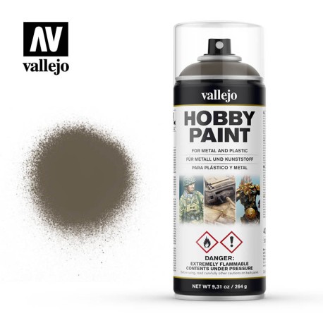 US Verde Oliva. Spray 400 ml. Marca Vallejo. Ref: 28005.