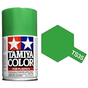 Spray Verde Parque, (85035). Bote 100 ml. Marca Tamiya. Ref: TS-35, TS35.
