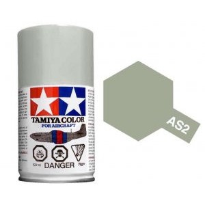 Spray Aircraft Light gray (IJN). Bote 100 ml. Marca Tamiya. Ref: AS-2, AS2.