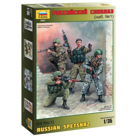 Russian Special Force. Escala 1:35. Marca Zvezda. Ref: 3561.