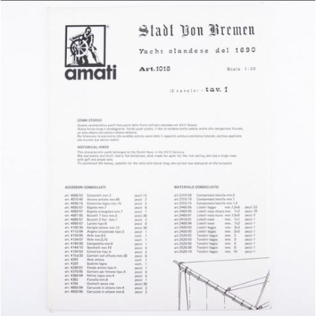 Carpeta planos Stadt Von Bremen. Marca Amati. Ref: 201018.