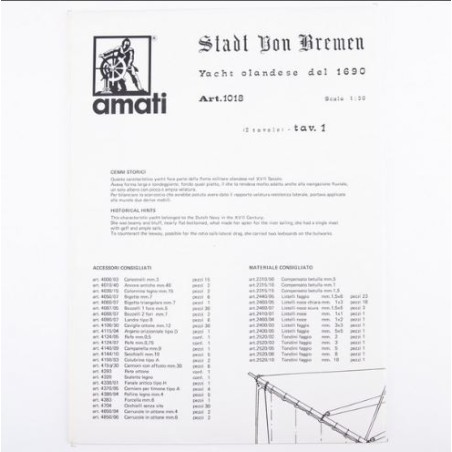 Carpeta planos Stadt Von Bremen. Marca Amati. Ref: 201018.