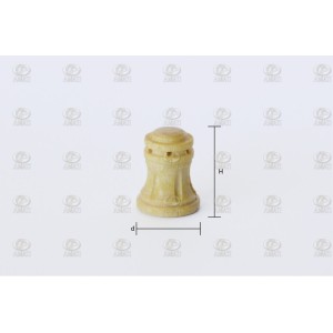 Cabrestante de madera tipo E 10mm, 2 und. Marca Amati. Ref: 4116/01, 411601.