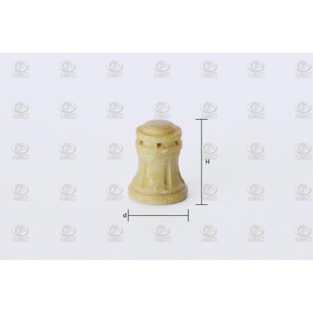 Cabrestante de madera tipo E 10mm, 2 und. Marca Amati. Ref: 4116/01, 411601.