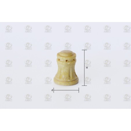 Cabrestante de madera tipo E 10mm, 2 und. Marca Amati. Ref: 4116/01, 411601.