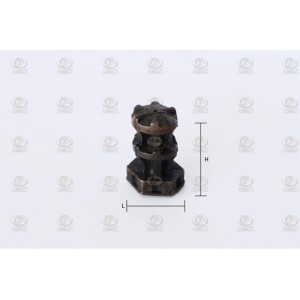 Molinete Vertical 16mm, 2 und. Marca Amati. Ref: 411704, 4117/04.
