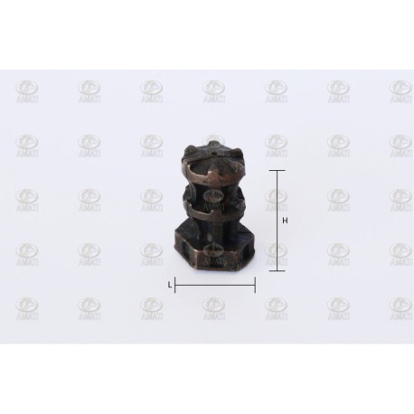 Molinete Vertical 16mm, 2 und. Marca Amati. Ref: 411704, 4117/04.