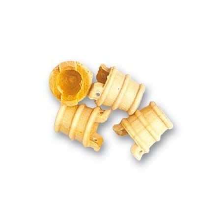 Balde de boj, diámetro 8 mm  ( 4 uds. ).  Marca Artesanía Latina. Ref: 8563.