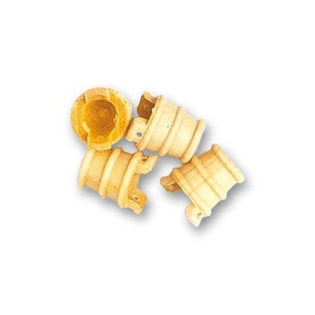 Balde de boj, diámetro 8 mm  ( 4 uds. ).  Marca Artesanía Latina. Ref: 8563.