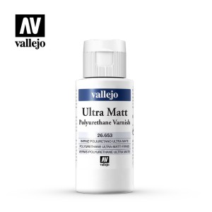 Barniz políuretano, UltraMate. Bote 60 ml. Marca Vallejo. Ref: 26.653.