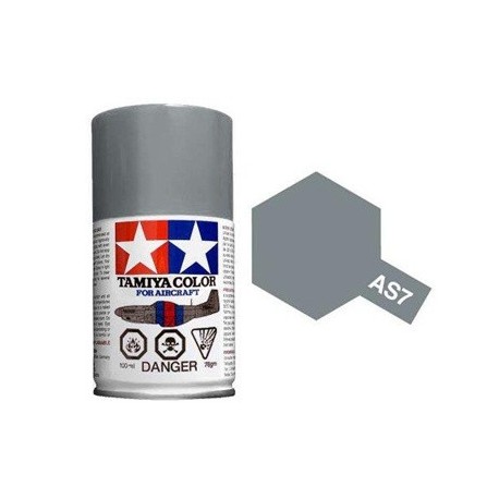 Spray Gris Neutral ( USAAF ). Bote 100 ml. Marca Tamiya. Ref: AS-7, AS7.