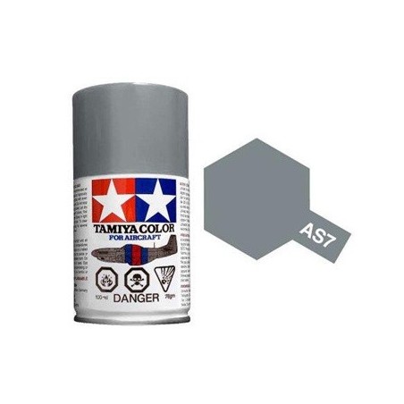 Spray Gris Neutral ( USAAF ). Bote 100 ml. Marca Tamiya. Ref: AS-7, AS7.
