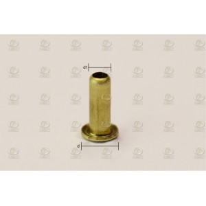 Ojo de Buey en Latón sin cristal 1.5mm. 20 Ud. Marca Amati. Ref: 4945/01, 494501.