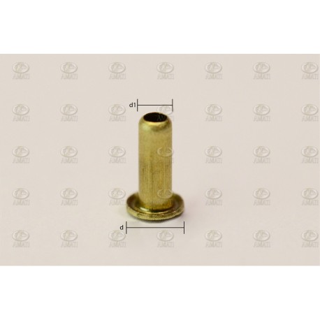 Ojo de Buey en Latón sin cristal 1.5mm. 20 Ud. Marca Amati. Ref: 4945/01, 494501.