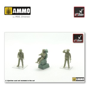 Soviet Pilots (Modern Frontline Aviation). Escala 1:72. Marca Armory models. Ref: F7212.