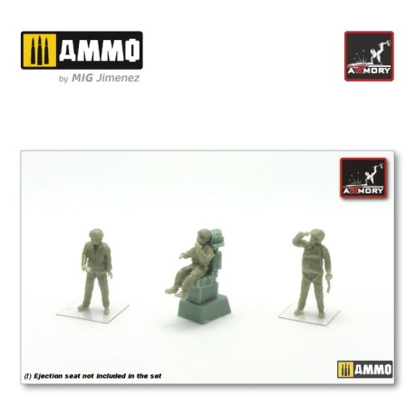 Soviet Pilots (Modern Frontline Aviation). Escala 1:72. Marca Armory models. Ref: F7212.