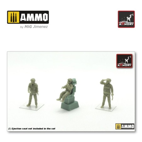 Soviet Pilots (Modern Frontline Aviation). Escala 1:72. Marca Armory models. Ref: F7212.