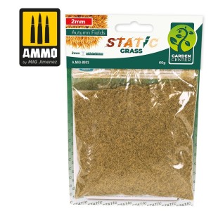 Hierba estática - Campos de Otoño – 2mm. Marca Ammo of Mig Jimenez. Ref: AMIG8803.