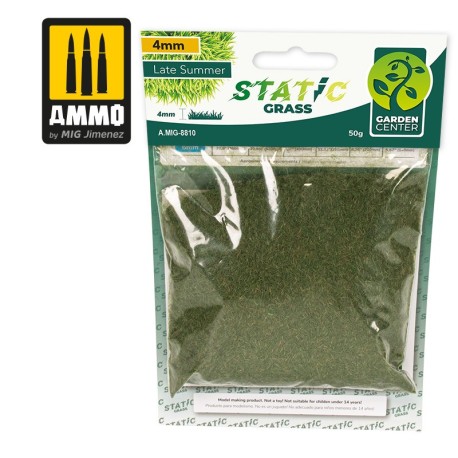 Hierba estática - Fin de Verano – 4mm. Marca Ammo of Mig Jimenez. Ref: AMIG8810.