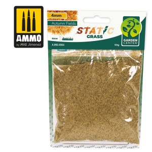 Hierba estática - Campos de Otoño – 4mm. Marca Ammo of Mig Jimenez. Ref: AMIG8804.