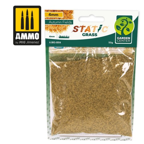Hierba estática - Campos de Otoño – 4mm. Marca Ammo of Mig Jimenez. Ref: AMIG8804.