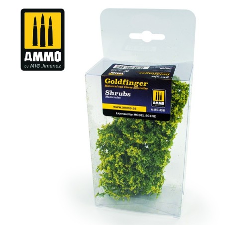 Matorrales – Matorral con Flores Amarillas. Marca Ammo of Mig Jimenez. Ref: AMIG8391.