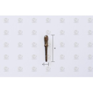 Cabilla de latón envejedida, 9mm. 20 unidades. Mrca Amati. Ref: 410109, 4101/09.