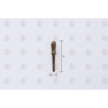 Cabilla de latón envejedida, 9mm. 20 unidades. Mrca Amati. Ref: 410109, 4101/09.