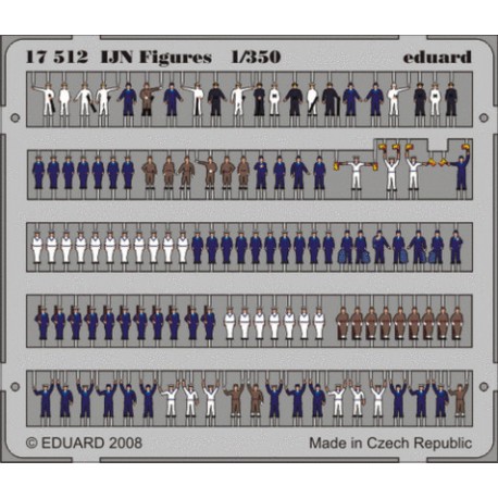 Figuras IJN, Escala 1:350. Marca Eduard. Ref: 17512.
