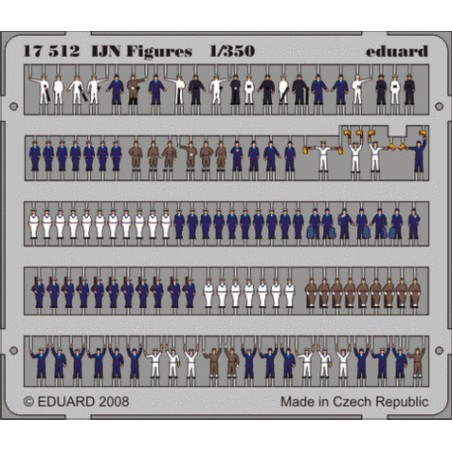 Figuras IJN, Escala 1:350. Marca Eduard. Ref: 17512.