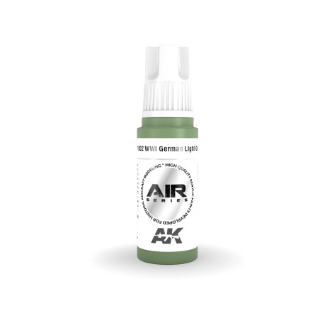 Acrílicos de 3rd, WWI German Light Green – AIR. Bote 17 ml. Marca Ak-Interactive. Ref: Ak11802.