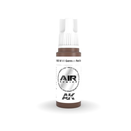 Acrílicos de 3rd, WWI German Red Brown  – AIR. Bote 17 ml. Marca Ak-Interactive. Ref: Ak11805.