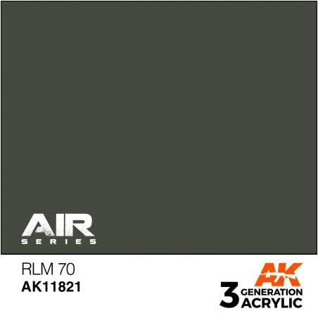 Acrílicos de 3rd, RLM 70 – AIR. Bote 17 ml. Marca Ak-Interactive. Ref: Ak11821.