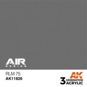 Acrílicos de 3rd, RLM 75 – AIR. Bote 17 ml. Marca Ak-Interactive. Ref: Ak11826.