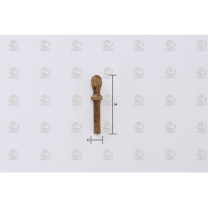 Cabilla de nogal 8mm. 20 unidades. Marca Amati. Ref: 4104/08, 410408.