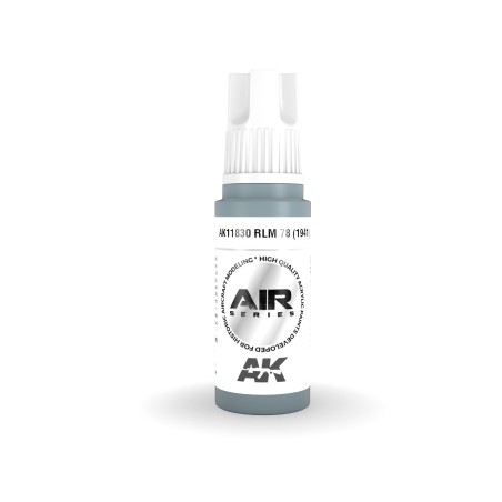 Acrílicos de 3rd, RLM 78 (1941) – AIR. Bote 17 ml. Marca Ak-Interactive. Ref: Ak11830.