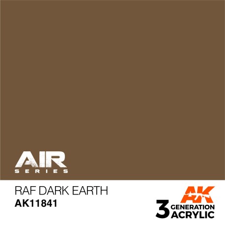 Acrílicos de 3rd,RAF Dark Earth – AIR. Marca Ak-Interactive. Ref: Ak11841.