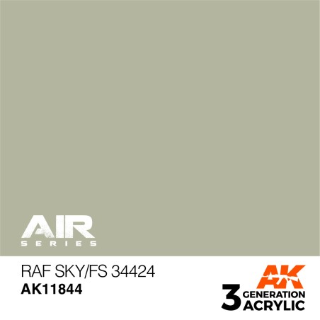 Acrílicos de 3rd,RAF Sky / FS 34424 – AIR. Marca Ak-Interactive. Ref: Ak11844.