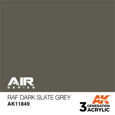 Acrílicos de 3rd,RAF Dark Slate Grey – AIR. Marca Ak-Interactive. Ref: Ak11849.
