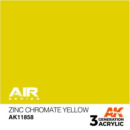 Acrílicos de 3rd,Zinc Chromate Yellow – AIR– AIR. Marca Ak-Interactive. Ref: Ak11858.