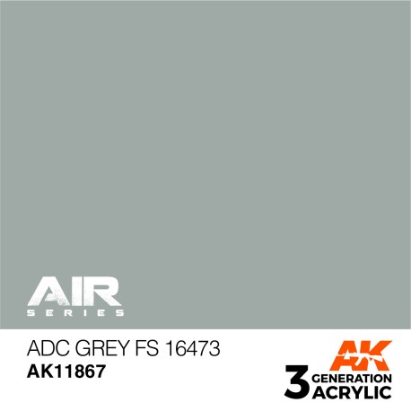 Acrílicos de 3rd,ADC Grey FS 16473 – AIR. Marca Ak-Interactive. Ref: Ak11867.